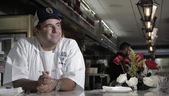 Miami, Florida, May 16, 2017- Chef Danny Serfer in the old Mignonette, in North Miami Beach. 